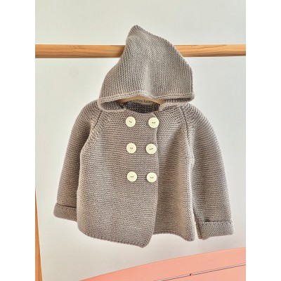 CAPPOTTINO DOPPIOPETTO TORTORA