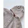 CAPPOTTINO TORTORA 100% PURA LANA VERGINE MERINOS