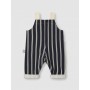 SALOPETTE RIGHE NAVY BLU