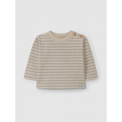 MAGLIETTINA RIGHE SOFT BLU