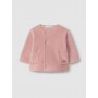 GIACCA ROSA IN PILE CON TASCHE
