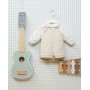 SALOPETTE A COSTINE BEIGE CON CAMICINO PUZZLE