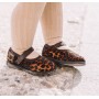 BALLERINA IN VELLUTO LEOPARDATA