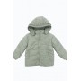 GIUBBINO BOMBERINO VERDE CON ZIP E CAPPUCCIO