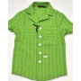 CAMICIA A RIGHE VERDE