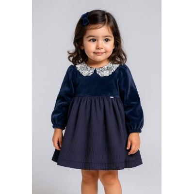 ABITINO BLU IN VELLUTO