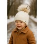 CAPPELLO BIANCO POMPON