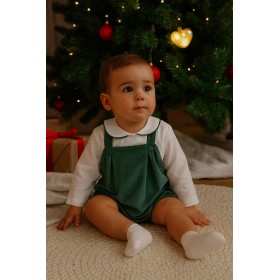 SALOPETTE IN CINIGLIA VERDE SALOPETTE IN CINIGLIA VERDE