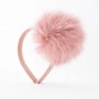 CERCHIETTO POMPON ROSA