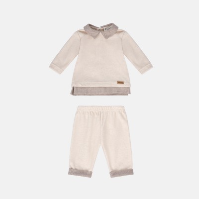 COMPLETO IN CINIGLIA BEIGE