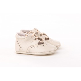 SCARPETTA CON LACCI BEIGE