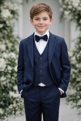 COMPLETO ELEGANTE BLU