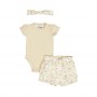 COMPLETINO CON FASCIA ABBINATA CREMA