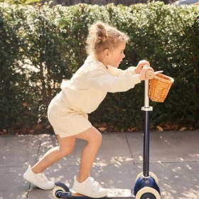 PANTALONCINO LATTE CON RICAMI