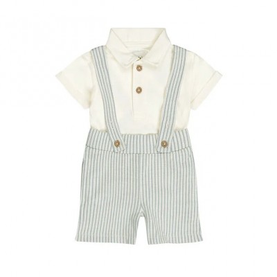 SALOPETTE A RIGHE CON POLO