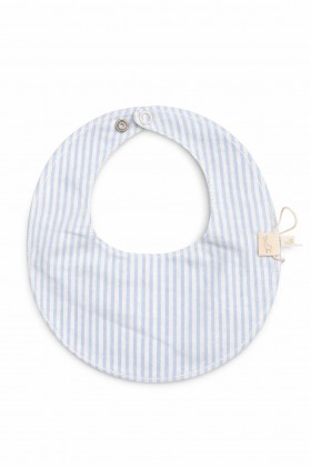 BAVETTA A RIGHE CELESTE