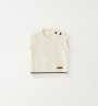 GILET IN MAGLIA CREMA