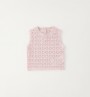 GILET ROSA IN COTONE