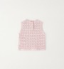 GILET ROSA IN COTONE