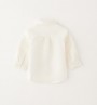 CAMICIA LATTE IN LINO E COTONE