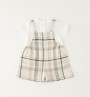 SALOPETTE TARTAN SAND