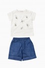 COMPLETINO SMILE CON T-SHIRT E PANTALONCINO