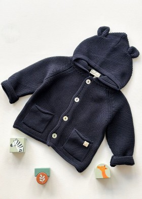 GIACCA CON CAPPUCCIO ORECCHIE