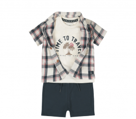 COMPLETO CON CAMICIA A QUADRI