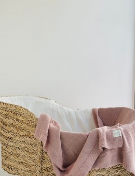 COPERTA IN MAGLIA DI PURO COTONE BIO