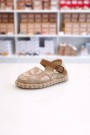SANDALETTO ESPADRILLAS CON FIORE