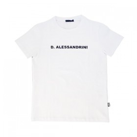 T SHIRT BIANCA CON SCRITTA NERA