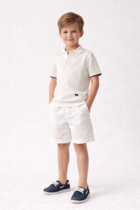 PANTALONCINO PANNA ALESSANDRINI