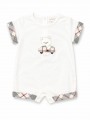 PAGLIACCETTO TEDDY CON MANICA E DETTAGLIO TARTAN