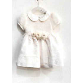 ABITO CON COLLETTO BIANCO