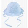 CAPPELLO A QUADRETTI CELESTE