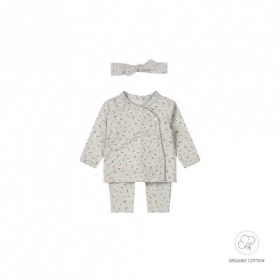 COMPLETINO DUE PEZZI CON FASCIA FADED BLU
