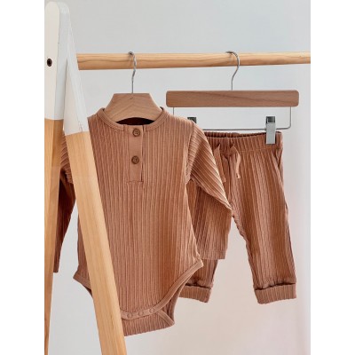 COMPLETINO BODY + PANTALONE BROWN