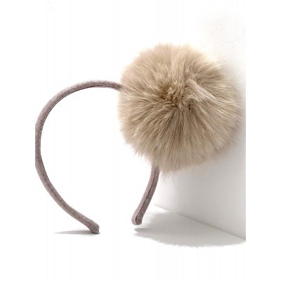 CERCHIETTO POMPON BEIGE