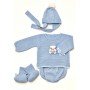 COMPLETINO DUE PEZZI CON CULOTTE BABBUCCE E CUFFIETTA