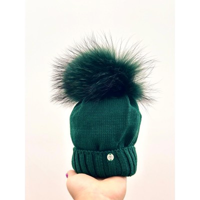 CAPPELLO VERDE POMPON