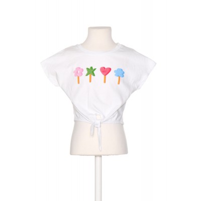 SHIRT BIANCA CON LECCALECCA FANTASY