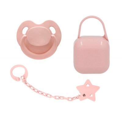 SET CIUCCIO+CATENINA+BOX CIUCCIO ROSA