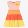 ABITO ORANGE CON FIORE
