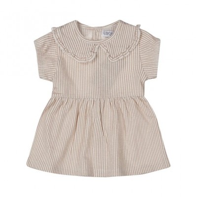 VESTITINO A RIGHE BEIGE