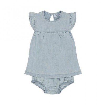 VESTITINO DENIM CON CULOTTE
