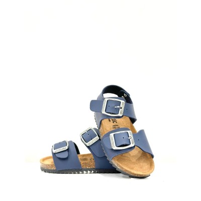 SANDALO CINTURINO BLU