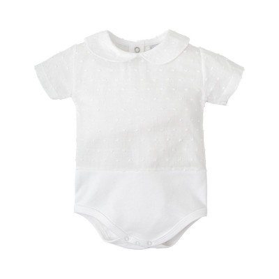 BODY PLUMETIS MANICA CORTA CON COLLETTO ARROTONDATO