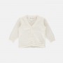 CARDIGAN IN FILO OFF WHITE