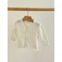 CARDIGAN IN FILO OFF WHITE