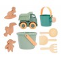 SET SPIAGGIA VERDE E ARANCIO SECCHIELLO + CAMIONCINO
